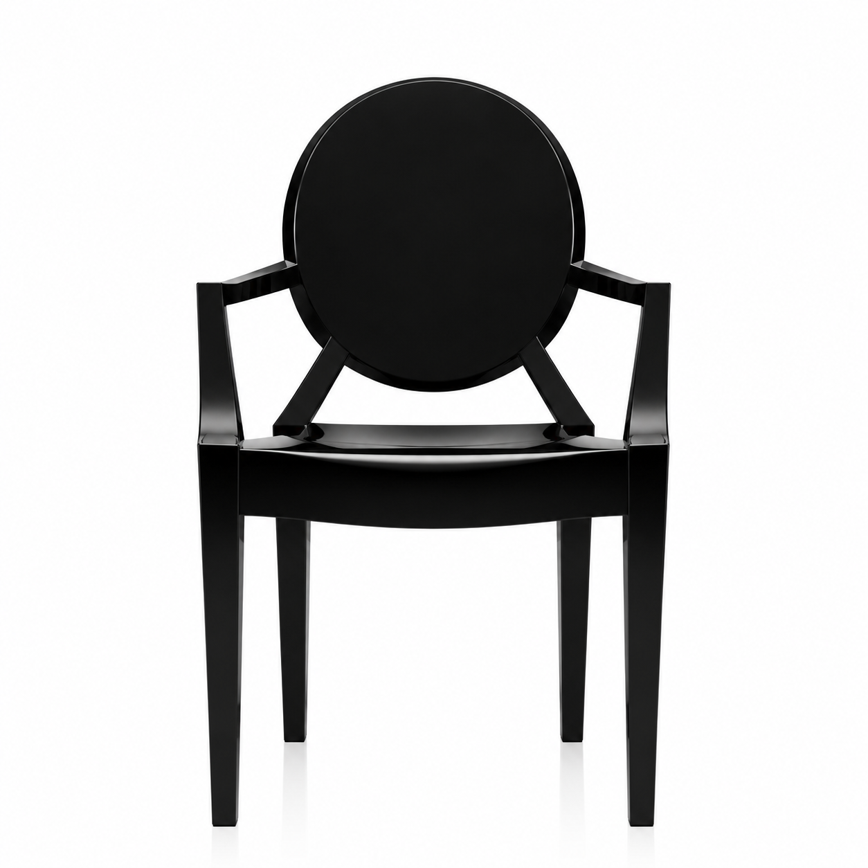 Chaise King Ghost Noire – Design Baroque Moderne | Intérieur & Extérieur