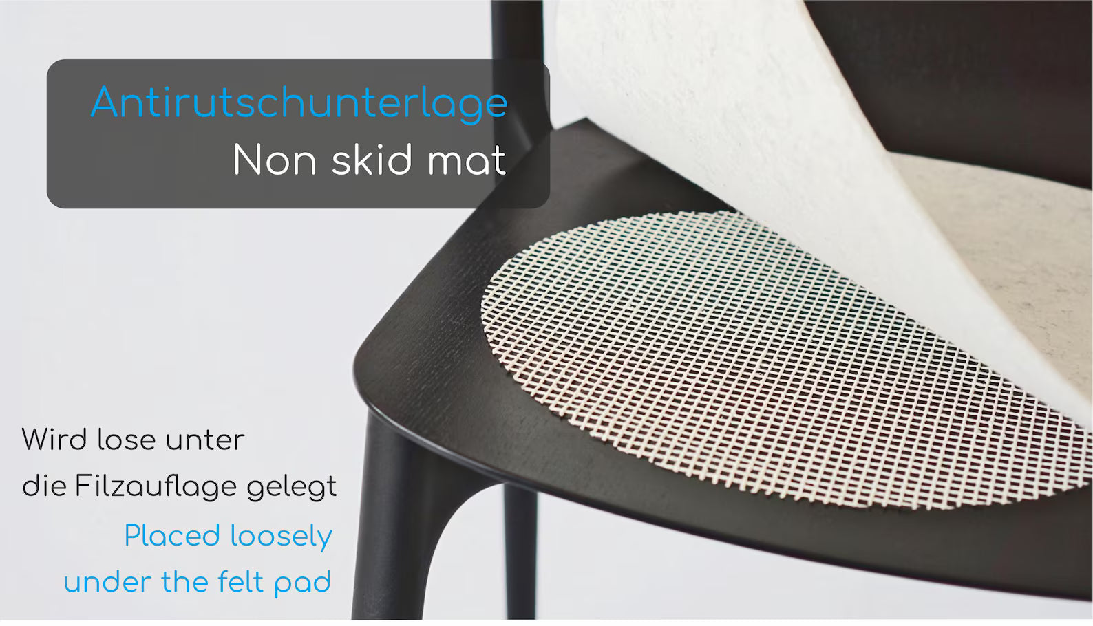 Protège-assise pour chaises design – Antidérapant & confortable