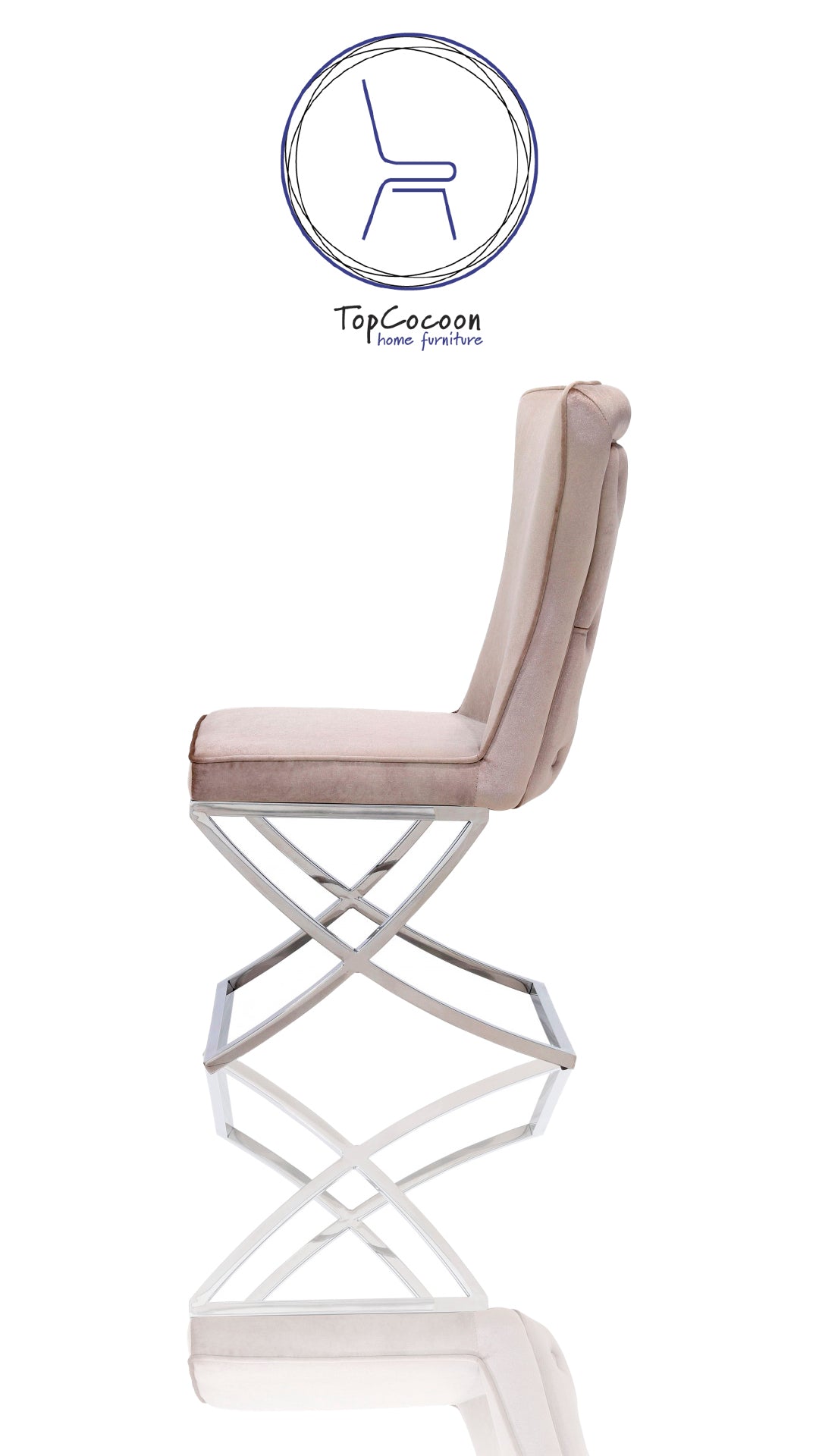 KING VELOURS - lot 2 chaises